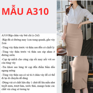 RẬP GIẤY A0 CHÂN VÁY BODY-MÃ A310