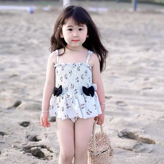 Bikini cho bé gái - bikini 2 dây hoa tiết hoa nhí cho bé từ 1-5 tuổi