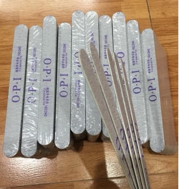 Dũa móng tay mỏng OPI làm nail (Combo 10 cái)