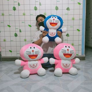 DOREMON NHỎ THÚ NHỒI BÔNG DOREMON HỒNG