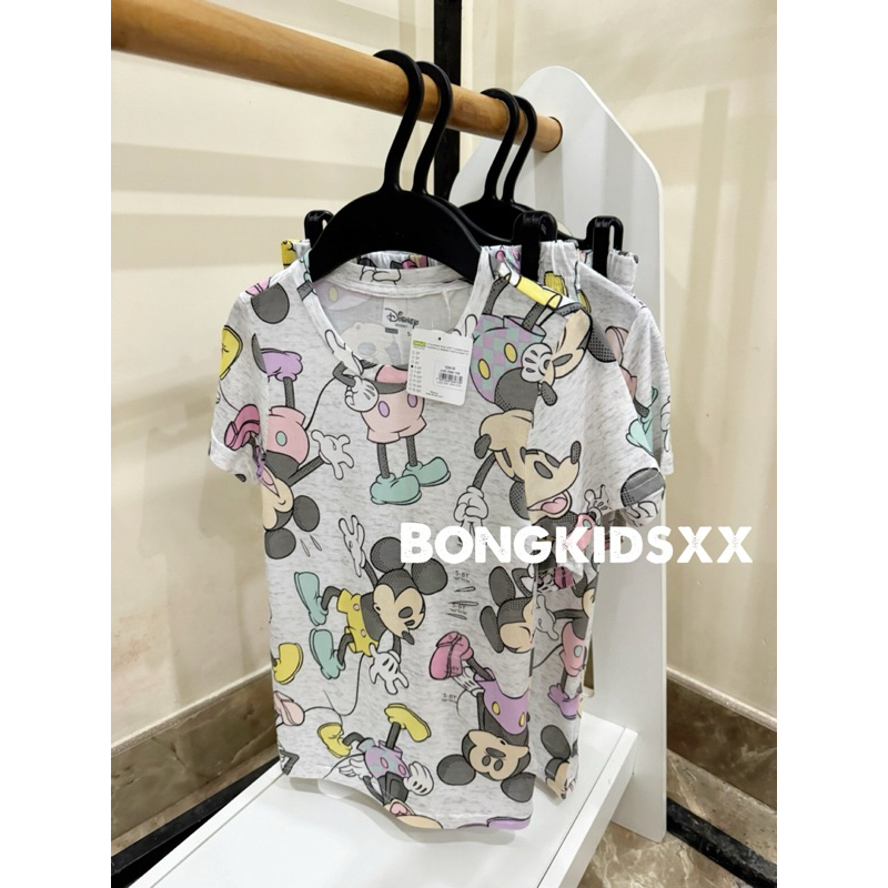 Bộ Hè Bé Gái Mickey Ghi Delta