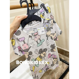 Bộ Hè Bé Gái Mickey Ghi Delta