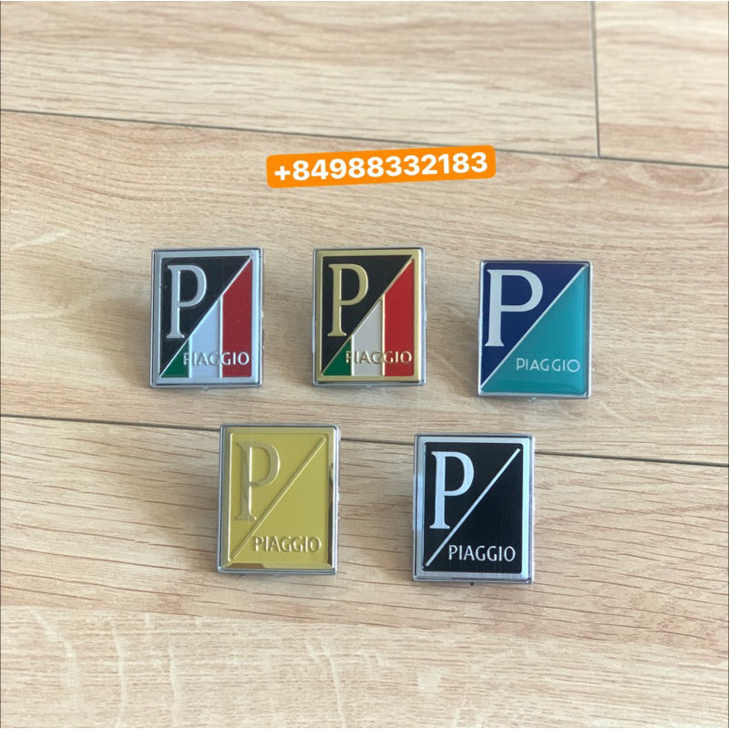 LOGO P ZIN PIAGGIO VESPA CHÍNH HÃNG