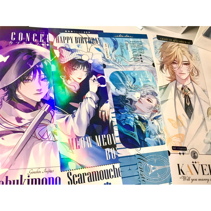 Ticket Genshin Impact vẽ bởi Rít và Nâu