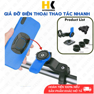 Giá đỡ điện thoại thao tác nhanh gắn ghi đông kiểu quad lock nhựa cứng