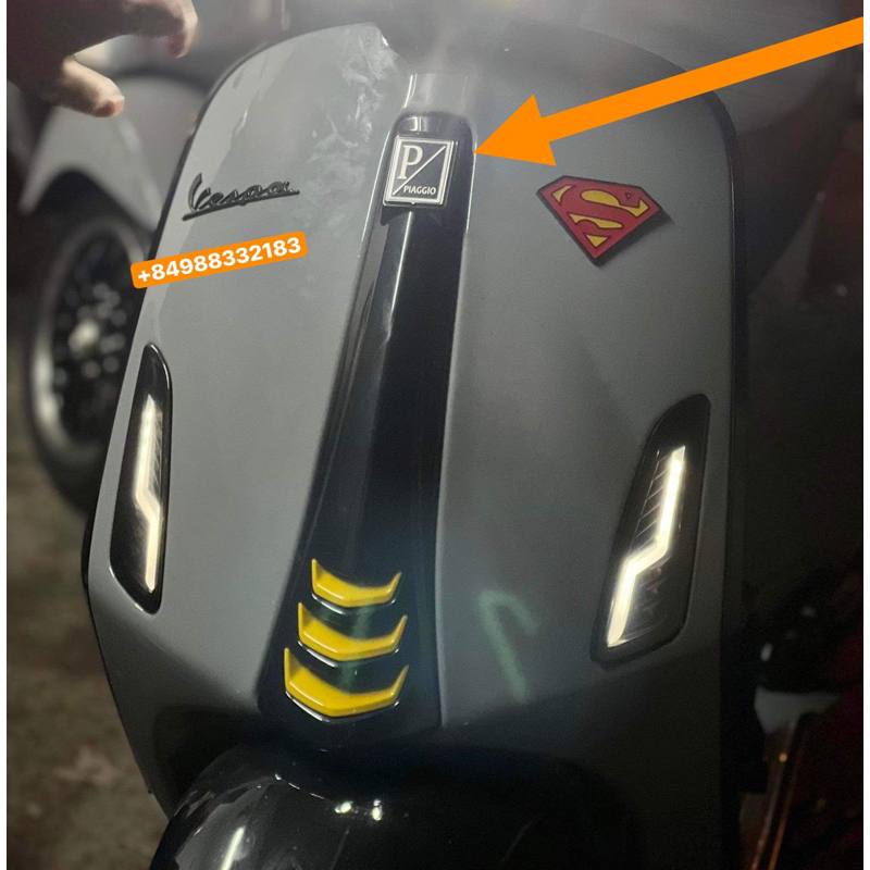 LOGO P ZIN PIAGGIO VESPA CHÍNH HÃNG