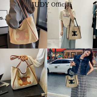 Túi cói vintage đi biển, giỏ xách cói bohemian size to túi xách nữ kẹp nách, túi du lịch xách tay thời trang