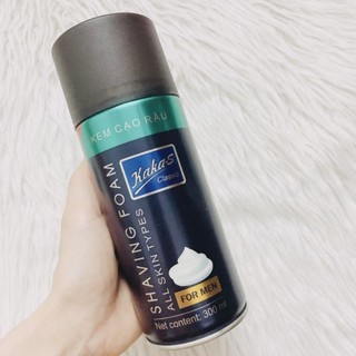 Bọt cạo râu, kem cạo râu dorco 300ml kaka-s classisc shaving foam, bọt kem cạo râu, cạo lông chân, bikini kaka-s - mphv