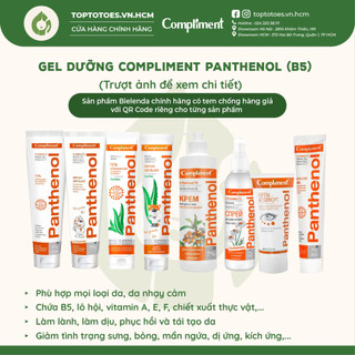 Gel dưỡng Compliment Panthenol (B5) làm lành, làm dịu, phục hồi và tái tạo da