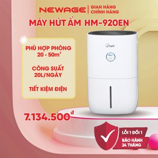 Máy hút ẩm dân dụng kèm lọc không khí FujiE HM-920EN công suất hút ẩm 20L/ngày