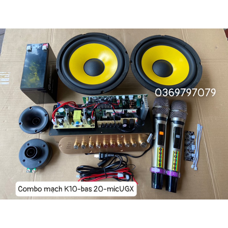 COMBO RÁP MẠCH LOA KÉO XÁCH TAY K10/ K10PLUS/ K18