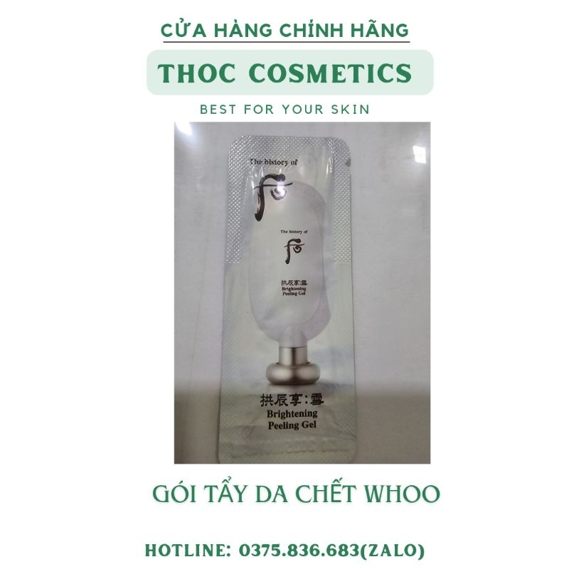 Combo 10 gói tẩy da chết Whoo