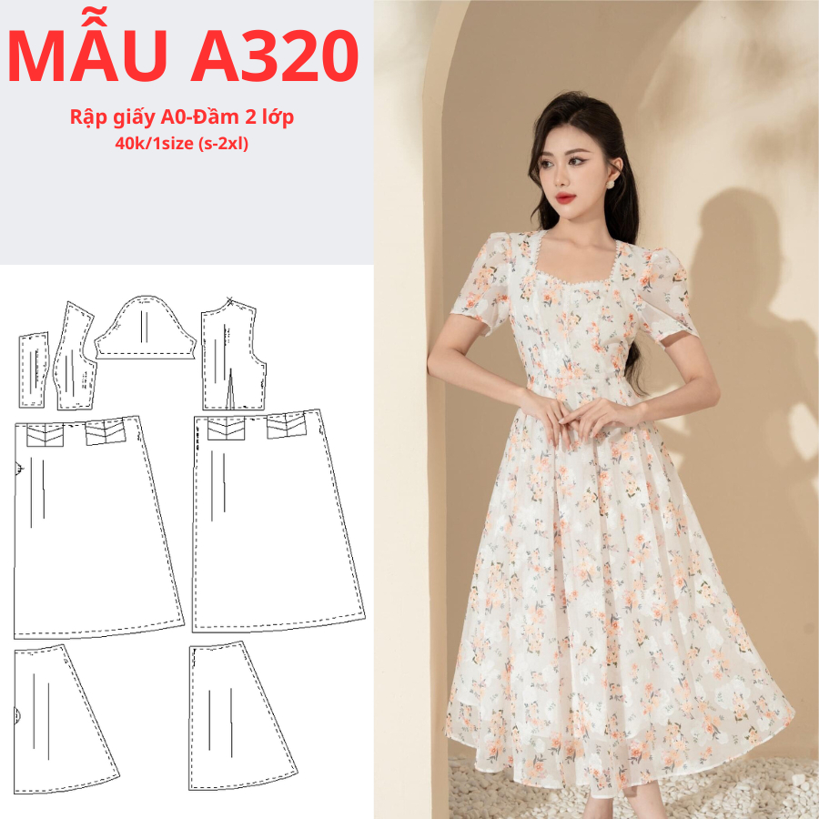 RẬP GIẤY A0 ĐẦM 2 LỚP -MÃ A320