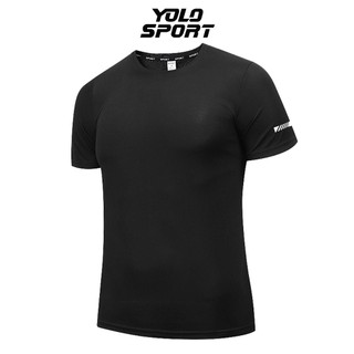Áo Thun Chạy Bộ Thể Thao Nam Chất Thun Lỗ Kim Lạnh Thoáng Mát Tập Gym Co Giãn 4 Chiều Thấm Hút Mồ Hôi Nhanh Khô Mềm Mịn