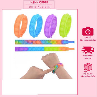 [RẺ VÔ ĐỊCH] Vòng đeo tay popit, Pop It 2022, Đeo tay trẻ em, người lớn 23.5 x 2cm