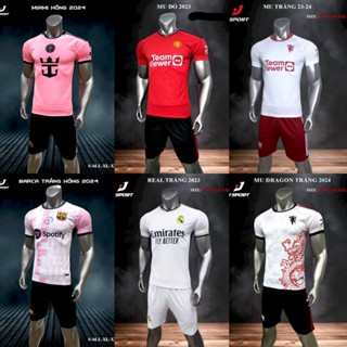 Bộ đồ bóng đá, đồ đá banh, quần áo thể thao CLB thun lạnh thoáng mát 2025 - Có in tên số theo yêu cầu của bạn.