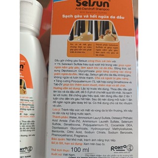 Dầu gội chống gàu Selsun 100ml