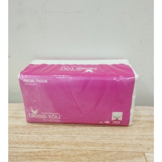 khăn giấy lụa Bless You 2 lớp cao cấp 250 tờ (Loại 1)