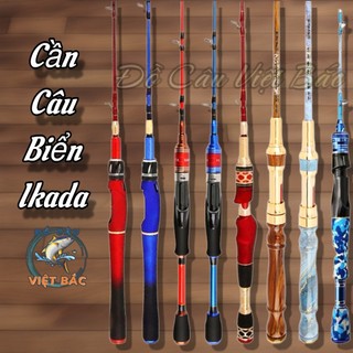Cần câu biển Ikada 1m50 ngọn giấu trong thân dùng được máy đứng cần câu biển cao cấp chính hãng Đồ Câu Việt Bắc