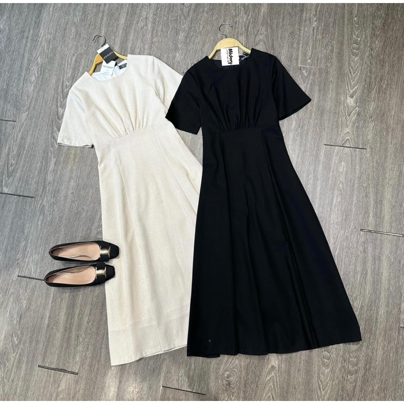 váy linen hai lớp cao cấp