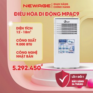 Máy lạnh di động nhập khẩu 9000 btu phòng 15m2 fujie, điều hoà di động mini làm lạnh