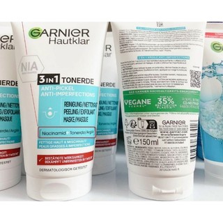 Sữa rửa mặt Garnier 150ml mẫu mới
