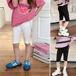 Quần legging lửng cho bé gái DMINT chất cotton mềm mại, ôm sát - Quần legging đùi cho bé hãng Ambb Kids