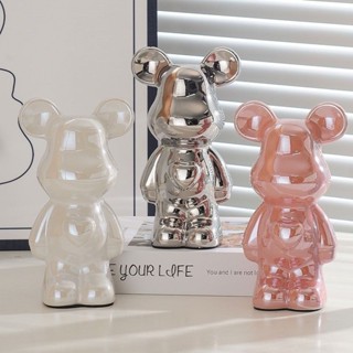 GẤU BEARBRICK BỤNG TIM 18,21,28,35CM, Ống Heo Tiết Kiệm, Decor Trang Trí Nhà Cửa, Quà Tặng Ý Nghĩa AMC DECOR