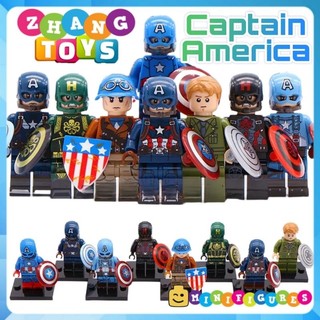 Đồ chơi Xếp hình Captain America đội trưởng nước Mỹ Steve Rogers mô hình Minifigures Xinh X0236