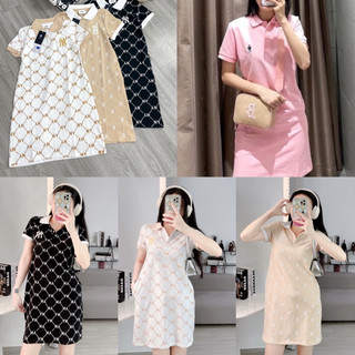 (HÀNG SẴN ẢNH THẬT)Váy / Đầm polo m lb trắng 1811 LOCK UP DRESS chuẩn :1