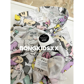 Bộ Hè Bé Gái Mickey Ghi Delta