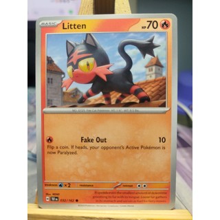 Thẻ pokemon litten - 032/162 - common