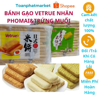 Bánh Gạo VETRUE nhân Phômai,trứng muối.tôm hùm,rau củ.