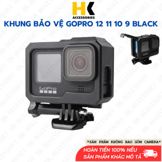 Khung Bảo Vệ Gopro Hero 12 11 10 9 Black nhựa cao cấp dày dặn