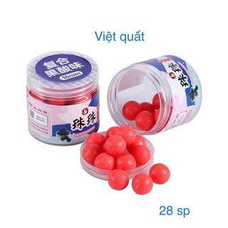 Hạt đan track câu cá trắm đen, hạt đan Việt quất,vị đào, hạt đan câu cá