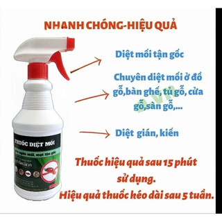 Diệt mối mọt tận gốc sifa 500ml mẫu mới nguồn gốc thảo mộc, diệt chống mối mọt gỗ, tủ bếp, sàn gỗ đồ gia dụng