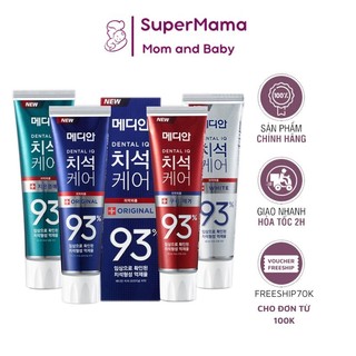 Kem đánh răng median 93% hàn quốc 120g, kem đánh răng hàn quốc