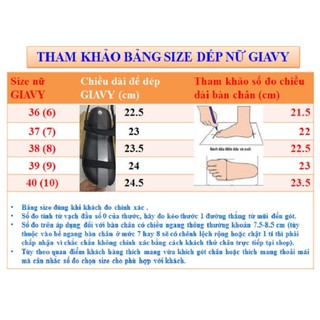 Dép nữ quai ngang Gia Vy (Giavy TK83 đế cao su)