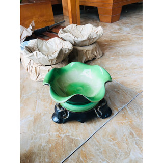 Bát sen thả hoa sen( bát tụ Lộc )có đế kèm