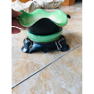 Bát sen thả hoa sen( bát tụ Lộc )có đế kèm