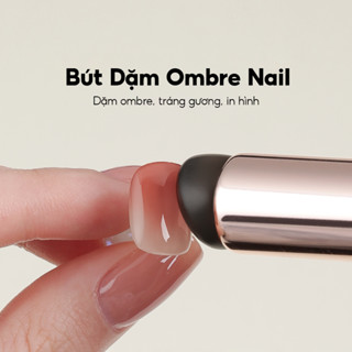 Bút Dặm Ombre Nail Đa Năng - Dặm Omber Nail, Tráng Gương, In Họa Tiết - Bút Ombre Tiết Kiệm, Tiện Lợi