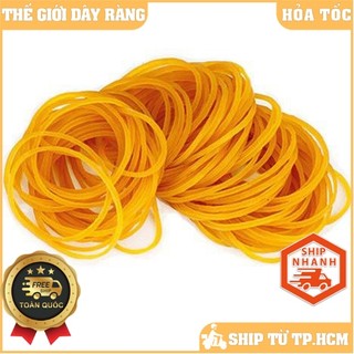 Dây thun khoanh chun nịt vàng, cột buộc đồ ăn, túi hàng, đồ nhỏ, thun dẻo Hiệp Thành