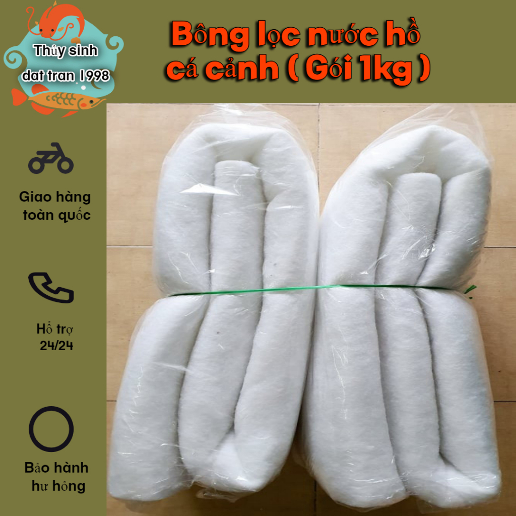 Bông lọc nước hồ cá cảnh ( Gói 1kg )