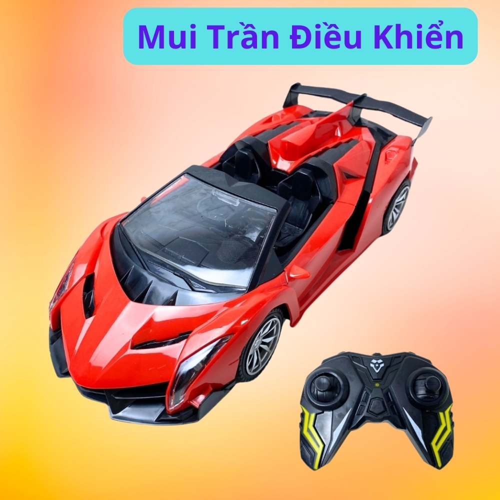 Ô tô mui trần điều khiển từ xa xe mui trần điều khiển đỏ sang trọng bánh xe di chuyển siêu nhanh lin