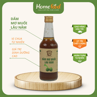 Dấm mơ muối tía tô Homefood 300ml /500ml-dấm mơ dinh dưỡng