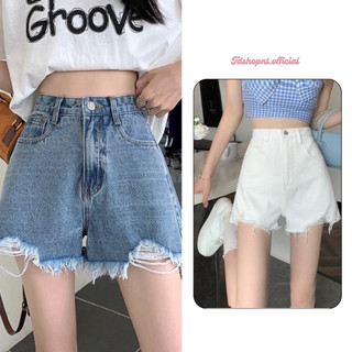 Quần bò short rách nữ ống rộng miaa cạp cao ,quần đùi bò nữ lưng cao rách nhẹ chất vãi mềm mại cạp cao 5 màu cho nữ