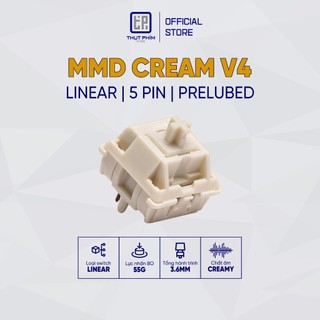 MMD Cream V4 Switch Linear 55gr công tắc bàn phím cơ Thụt Phím Store