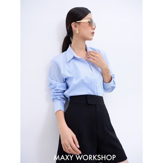 Áo sơ mi nữ Hàn Quốc tay dài Basic Shirt Maxy Workshop