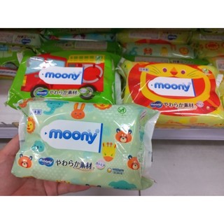 10 gói giấy ướt moony 76 tờ (nhật bản)