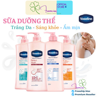 Sữa Dưỡng Thể Vaseline Healthy White Uv Lightening Dưỡng Ẩm, Trắng Da & Chống Nắng 350ml